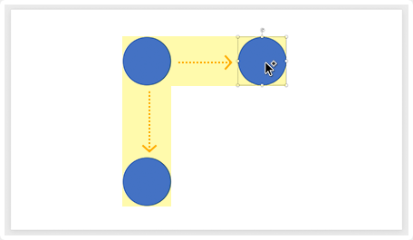 「Ctrｌ」+「Shift」キーを押しながら上下、左右にドラッグ