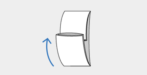 [慶事]のし袋の裏側のうち合わせ