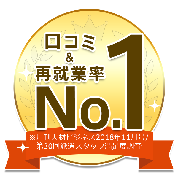 口コミ＆再就業率No.1