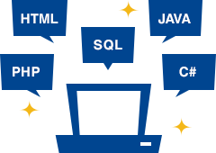 PHP HTML SQL Java C#